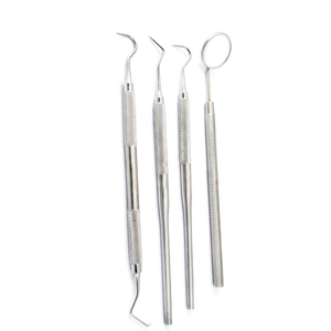 Kit de examen dental profesional 6 piezas de acero inoxidable Cuidado bucal Instrumentos dentales Instrumentos quirúrgicos - Product Image 3