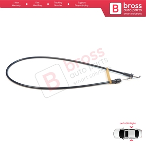 BDP1605 Side Sliding Door <b>Lock</b> Release <b>Cable</b> for Caddy MK3 2K 2C 2004-2015 2K5843653C - Product Image 3