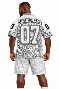 Maillot de football américain personnalisé léger, respirant, à manches courtes, anti-humidité, nouveau design, vêtements de sport en gros - Product Image 6