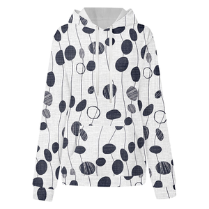 Sweatshirts à capuche en molleton surdimensionnés pour femmes, nouveaux styles, 100% coton, manches longues, pull-over, tenues d'hiver - Product Image 3