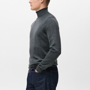 Suéteres de Invierno para Hombre, Hechos a Medida al por Mayor, Cuello Alto, Manga Larga, Ajuste Holgado, Tejido de Punto, a la Moda - Product Image 6