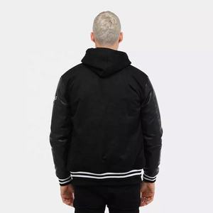 2025 Veste Letterman oversize de haute qualité pour homme OEM hommes usine en gros hiver Bomber vestes - Product Image 3