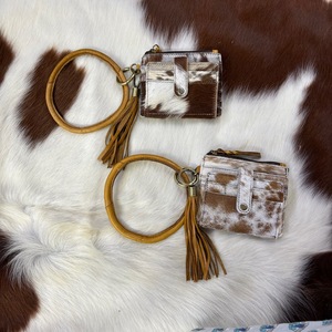 Nouvel arrivage de design de luxe à la mode porte-cartes de crédit en cuir de vachette véritable personnalisé avec fermeture éclair porte-monnaie pour unisexe - Product Image 4