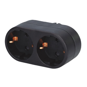 Adattatore economico nero a doppia uscita 3680W 250V 16A (GSC 103000024) - Product Image 1