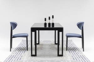 ชุดโต๊ะอาหารสแตนเลสแบบปรับเปลี่ยนได้ ดีไซน์หรูหราทันสมัย เหมาะสำหรับใช้ในบ้าน อพาร์ทเมนต์ โรงแรม และวิลล่า - Product Image 4