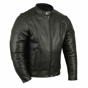 Veste en cuir formelle pour hommes en gros avec logo personnalisé Meilleur style pour la position du logo avant de la saison de printemps - Product Image 4