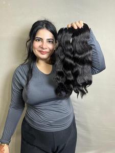 ช่อผมมนุษย์บริสุทธิ์จากอินเดียสำหรับ100% ช่อผมหยัก - Product Image 2