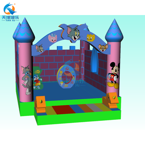 <span class=keywords><strong>Château</strong></span> gonflable commercial en PVC avec toboggan aquatique, pour enfants, avec souffleur - Product Image 6