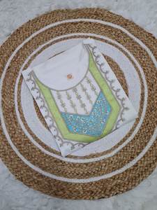 Premium Chanderi Embroidered Kurti with Bottom & Heavy Jacquard Dupatta Traditional Indian <b>Suit</b> Set - Product Image 5