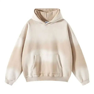 Calidad Premium 100% algodón vintage lavado de gran tamaño peso pesado de alta calidad de lujo grueso algodón calidad hombres sudaderas con capucha suéteres - Product Image 3