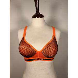 Soutien-gorge sport rembourré à dos orange - Product Image 6