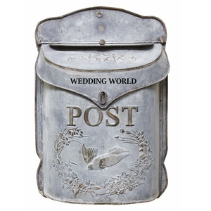 Boîte aux lettres personnalisée en métal fini Boîte aux lettres de créateur faite à la main de qualité supérieure Boîte aux lettres en métal classique et élégante en gros - Product Image 6