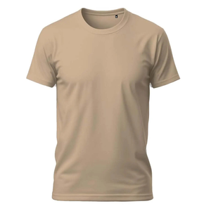 Camiseta de manga corta holgada con cuello redondo holgada informal clásica para hombre - Product Image 3