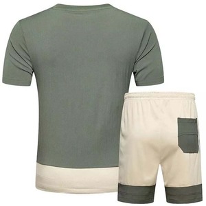Custom Men's Jogger Short and T Shirts <b>Set</b> 100%Cotton Polyester Customized Logo Embroidery Print Man Two Piece Summer <b>Sets</b> - Product Image 4