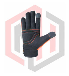 Venta al por mayor MH EXPORT IMPORT Kong Construcción Trabajo Seguridad Anti-Impacto Guantes Cuero Sintético 11 oz Guantes de Espesor - Product Image 4