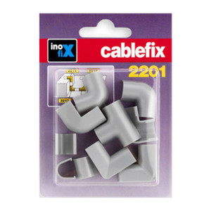GIUNTI X CANALINA INOFIX (CONFEZIONE 10PZ) GRIGIO - Product Image 1