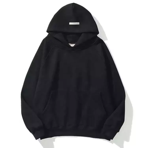 Sweat à capuche zippé en polyester/coton pour hommes avec logo vierge pour la personnalisation - Product Image 1