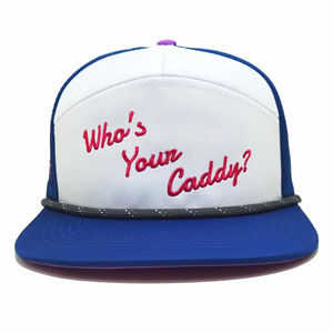 Logo brodé personnalisé denim velours côtelé unisexe Snapback chapeaux haut profil performance extérieure sport camionneur respirant découpé au laser - Product Image 1