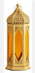 Diseño más vendido Revestimiento de cobre Metal y vidrio Vela Linterna Hotel Marco de metal romántico Vela de metal Linterna Boda - Product Image 6