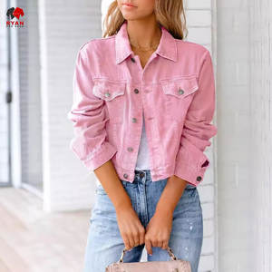 <b>Women's</b> Premium <b>Denim</b> Jacket Designed with Durable Fabric, Clean Stitching and Comfortable Regular Fit - Product Image 1