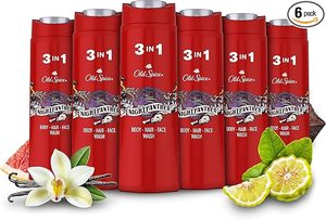 Gel douche Old Spice pour hommes, parfum MVP, bois de cèdre, bois de rose - Product Image 3