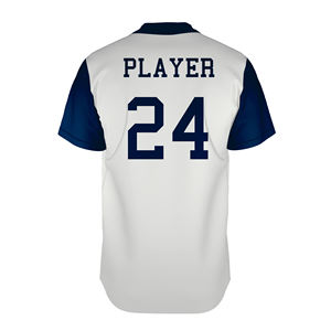 เสื้อเบสบอล OEM ชุดทีมติดกระดุมแขนสั้นโลโก้และสีออกแบบได้ตามต้องการ - Product Image 6