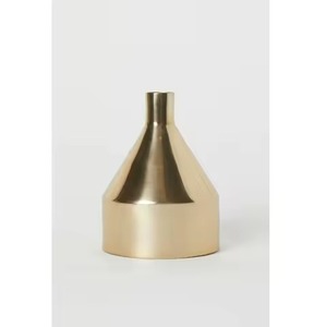 Jarrón de Metal de níquel de diseño, sala de estar decorativo moderno para centro de mesa, arreglo Floral y decoración Interior del hogar - Product Image 6