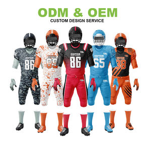 Uniforme de fútbol americano de calidad de Venta caliente 2024 último diseño uniforme de fútbol americano Vintage - Product Image 3