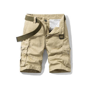 Short cargo sur mesure pour hommes short cargo décontracté de couleur unie nouveau style à vendre fabriqué au Pakistan - Product Image 1