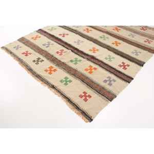 Tapis de 6,5 x 7,7 pieds, tapis turc vintage, tapis en laine rouge - Product Image 2