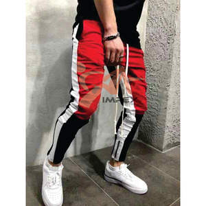 Alta calidad de impresión personalizada Logo Hombres Multi Color Stich Pantalón Algodón Material personalizado Flexible Hombres Pantalón - Product Image 5