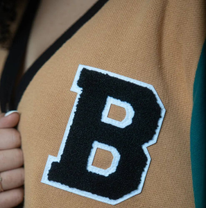 Cárdigan con logotipo personalizado y cuello en V para hermandad y fraternidad, cárdigan de punto acrílico para Universidad y Universidad, suéter con bordado de chenilla - Product Image 2