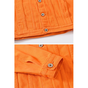 แจ็กเก็ตผ้ายีนส์ของเด็กผู้ชายแจ็กเก็ตผ้าเดนิมสีดำสำหรับผู้ชายปรับแต่งโลโก้ได้ตามต้องการ - Product Image 5