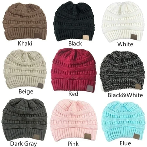 Gorros de calidad profesional para hombres y gorros de punto de Color sólido para viajes en clima frío 100% gorros de Material de lana - Product Image 1