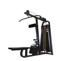 Máquina de Ejercicios de Fuerza Multifuncional para Gimnasio, Máquina de Remo Sentado y Polea Alta, Equipo de Fitness