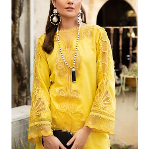 Trajes de diseñador de 3 piezas para damas Salwar Lawn Ropa de verano paquistaní con estilo Bonito color Venta caliente en Pakistán - Product Image 6