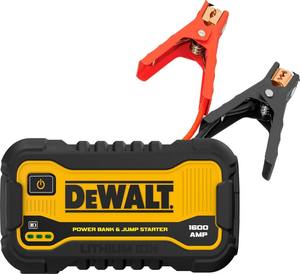Démarreur portable Li-ion 1600A avec pinces pour secours automobile d'urgence - Product Image 1