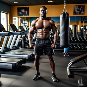 Pantalones cortos de gimnasio para hombre, ropa de entrenamiento de culturista de cintura elástica, equipo de ejercicio de patrón sólido de algodón y poliéster personalizable - Product Image 6