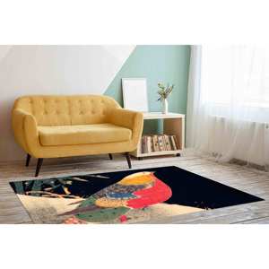 <b>Japanese</b> Art Bird Rug, <b>Printed</b> Rug, Animal Stair Area Rug, Personalized Living Room Rug,Chenille Rug - Product Image 3