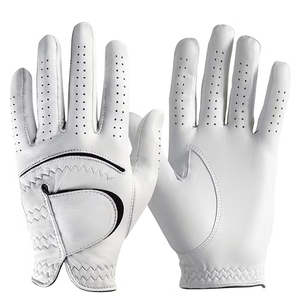 Gants de golf pour hommes de haute qualité en cuir véritable de calibre blanc souple pour les sports de golf pour hommes et femmes - Product Image 5