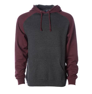 Sudaderas con Capucha para Hombre, Color Doble Tono, Personalizadas al por Mayor, Bolsillos Tipo Canguro, Felpa de Algodón, Sudadera con Capucha y Cordón para Hombre - Product Image 1