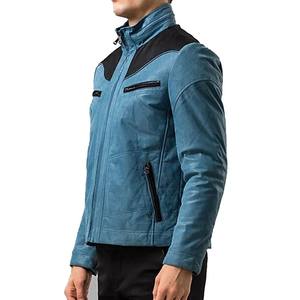 Chaqueta de Motociclista de Cuero PU Negra para Hombre, Diseño Nuevo con Cuello Alto 2026, Chaqueta de Motociclista con Cremallera Delantera y Hombros Acolchados - Product Image 6
