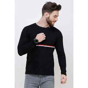 T-shirt de sport à manches longues en coton pour homme, sur mesure, élégant, pour la salle de sport, l'entraînement, le streetwear, haut décontracté, mots-clés optimisés - Product Image 2