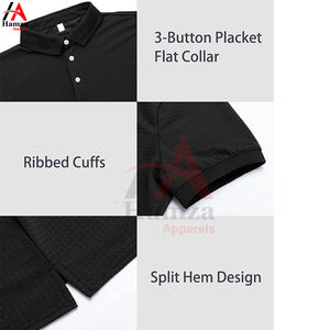 Polo de golf para hombre de poliéster 100% logotipo bordado en blanco o personalizado, polos casuales de manga corta de alta calidad para hombre - Product Image 4