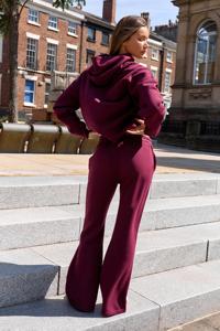 Ensemble de survêtement long surdimensionné brodé uni pour femmes pour l'hiver - Product Image 6