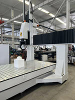 Machine de gravure et de fraisage CNC à 3 axes avec bras robotisé pour sculpture 3D, commande Syntec et moteur intégré pour le bois, la mousse et la pierre