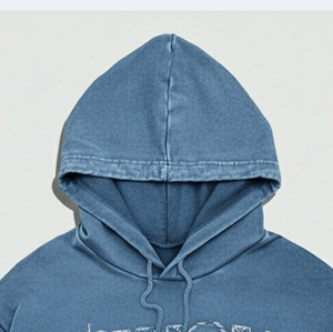 Custom Logo High Quality Acid Wash Winter Streetwear Fleece <b>Hoodie</b> Embossed Tracksuit Sweatsuit Vintage <b>Hoodie</b> <b>Shorts</b> <b>Set</b> <b>Men</b> - Product Image 5