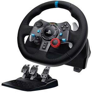 ORIGINAL NEW LLogitech'S G29Driving Force Racing Wheel and Pedals Force Real Leather GDrivingShifter For <b>PS</b>-Gaming PSand Black - Product Image 4