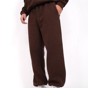 ชุดกางเกงวอร์มผ้าฝ้ายแบบมีซิปสำหรับผู้ชายชุดเสื้อฮู้ดกางเกงซับเหงื่อผ้าคอตตอนปรับโลโก้ได้ชุดวอร์มสำหรับฤดูหนาวระบายอากาศได้ดีไซส์ใหญ่พิเศษบริการ OEM - Product Image 2