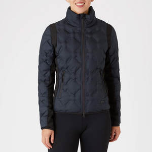 Chaqueta acolchada estampada para mujer con múltiples bolsillos Material duradero Ropa para exteriores Recién llegado Precio con descuento Chaqueta de burbuja - Product Image 3